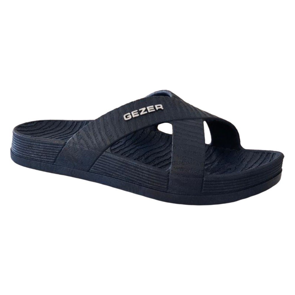 Gezer 9688 Lacivert Unisex Kaydırmaz Taban Banyo Terlik