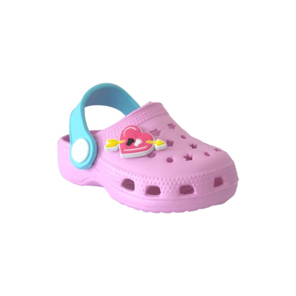 Akınal Bella E199 Pembe Çocuk Havuz/Deniz Terlik Sandalet