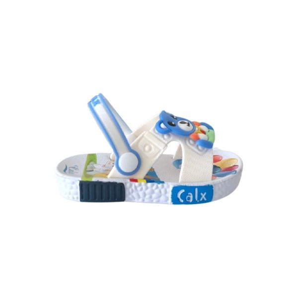 Calx Baby 6 Beyaz Çocuk Havuz/Deniz Terlik Sandalet