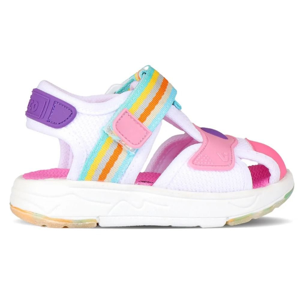 Vicco Flow II 332.P24y.202 Beyaz-Pembe Çocuk Sandalet