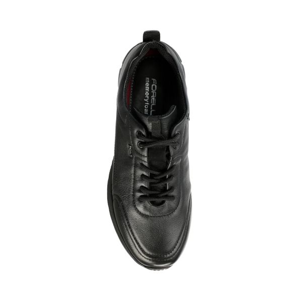 Forelli 46502-G Cosmo Siyah Erkek Comfort Deri Ayakkabı