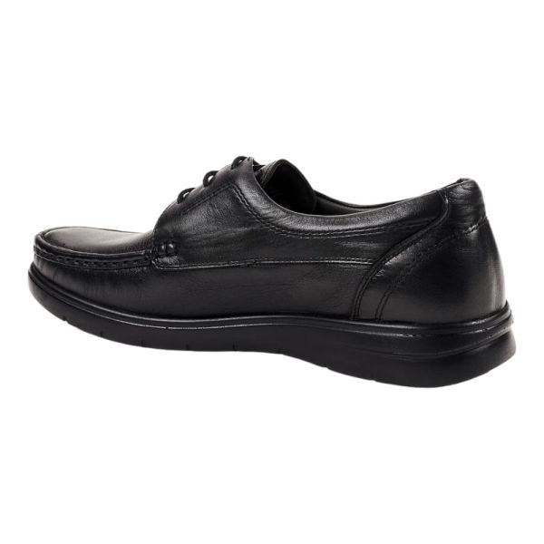 Forelli 32629-H Edin Siyah Erkek Comfort Deri Ayakkabı