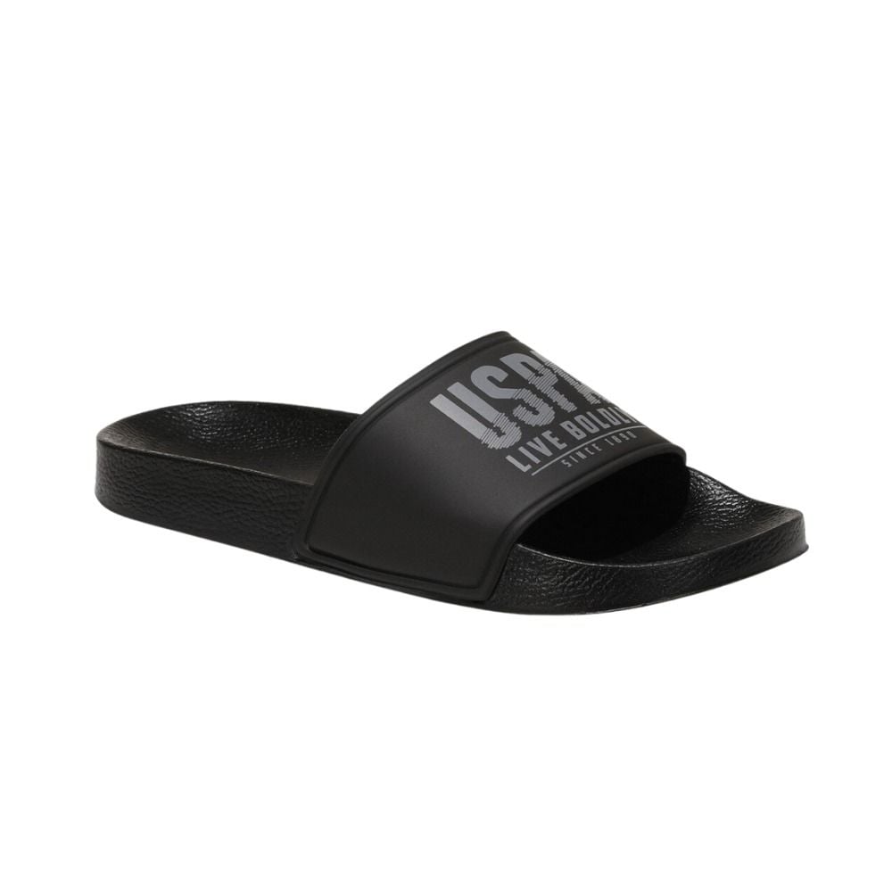 U.S Polo Assn Gusty 3FX Siyah Erkek Plaj Terlik