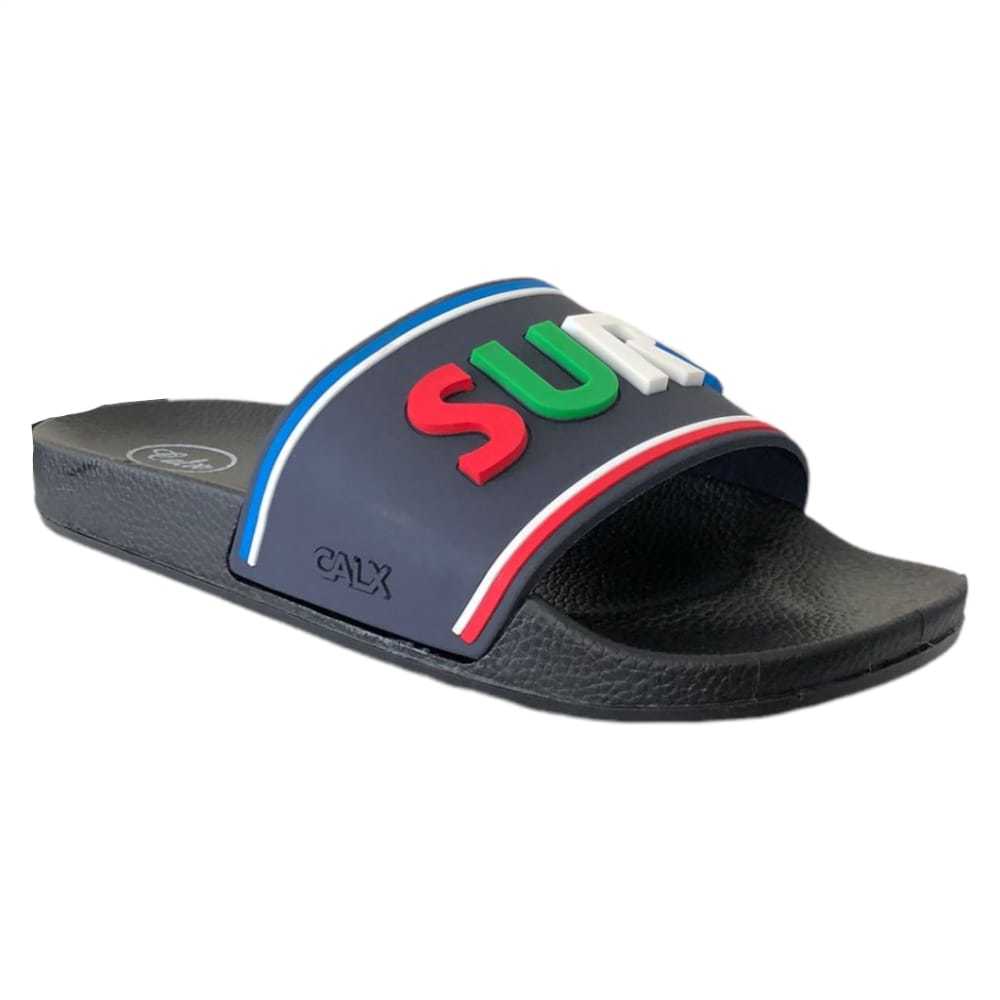 Calx MK01 Lacivert Erkek Kaydırmaz Plaj Terlik