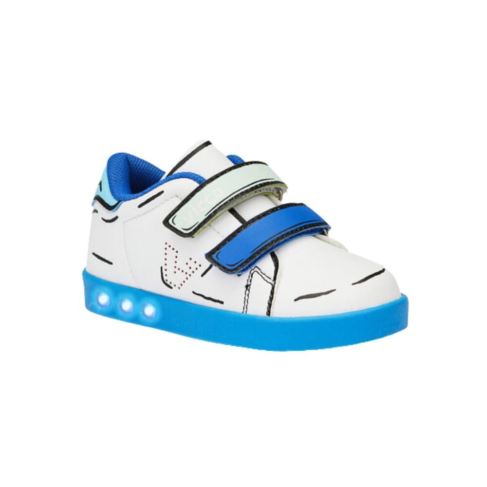 Vicco Picasso 313.P22y.153 Beyaz-Saks Mavi Işıklı Spor Ayakkabı