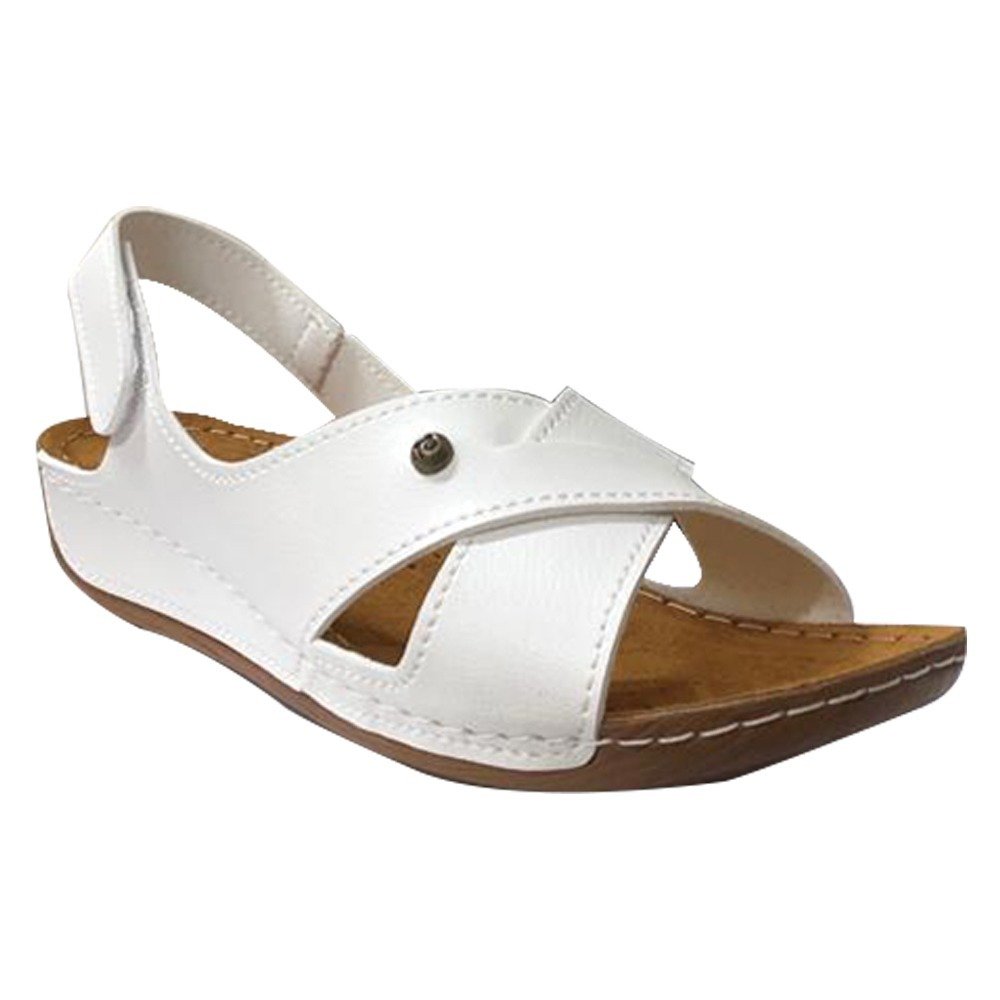Pierre Cardin 6171 Beyaz Kadın Günlük Sandalet