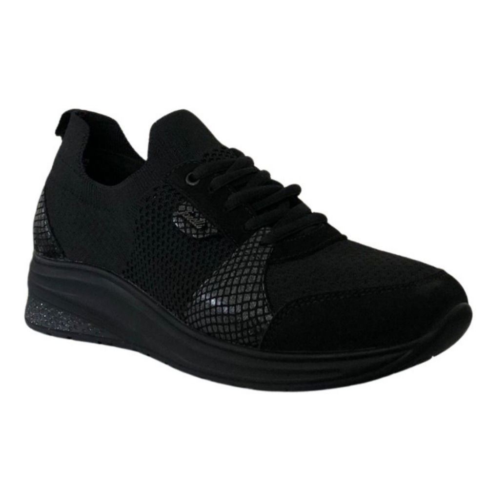 Forelli 54703-G Tazia Siyah Kadın Comfort Spor Ayakkabı