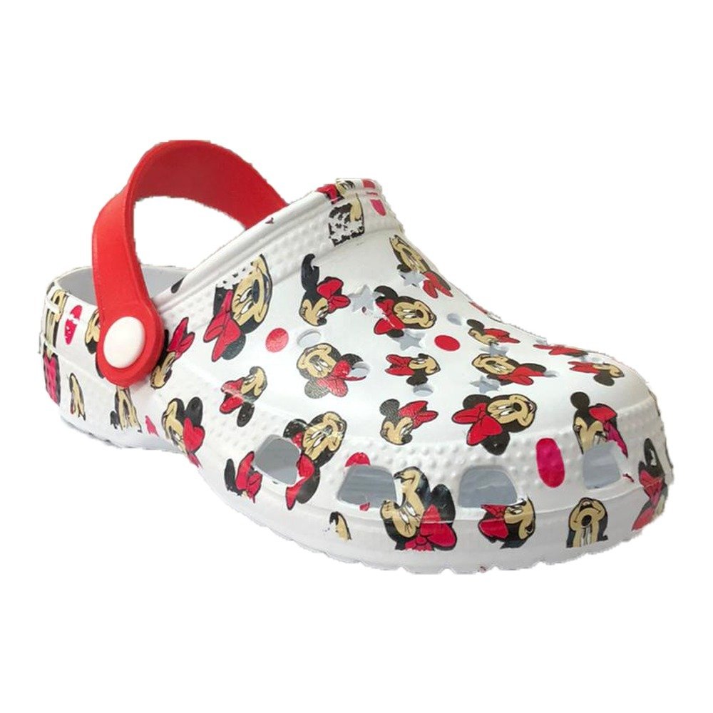 Akınal Bella E199 Beyaz Çocuk Mickey Mouse Çocuk Terlik