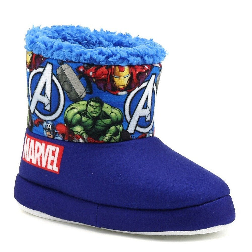 Avengers Dosta 1PR Lacivert Çocuk Panduf Ev Botu