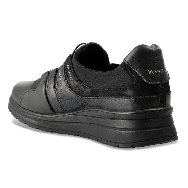 Forelli 21301-H Pink Siyah Kadın Comfort Deri Ayakkabı