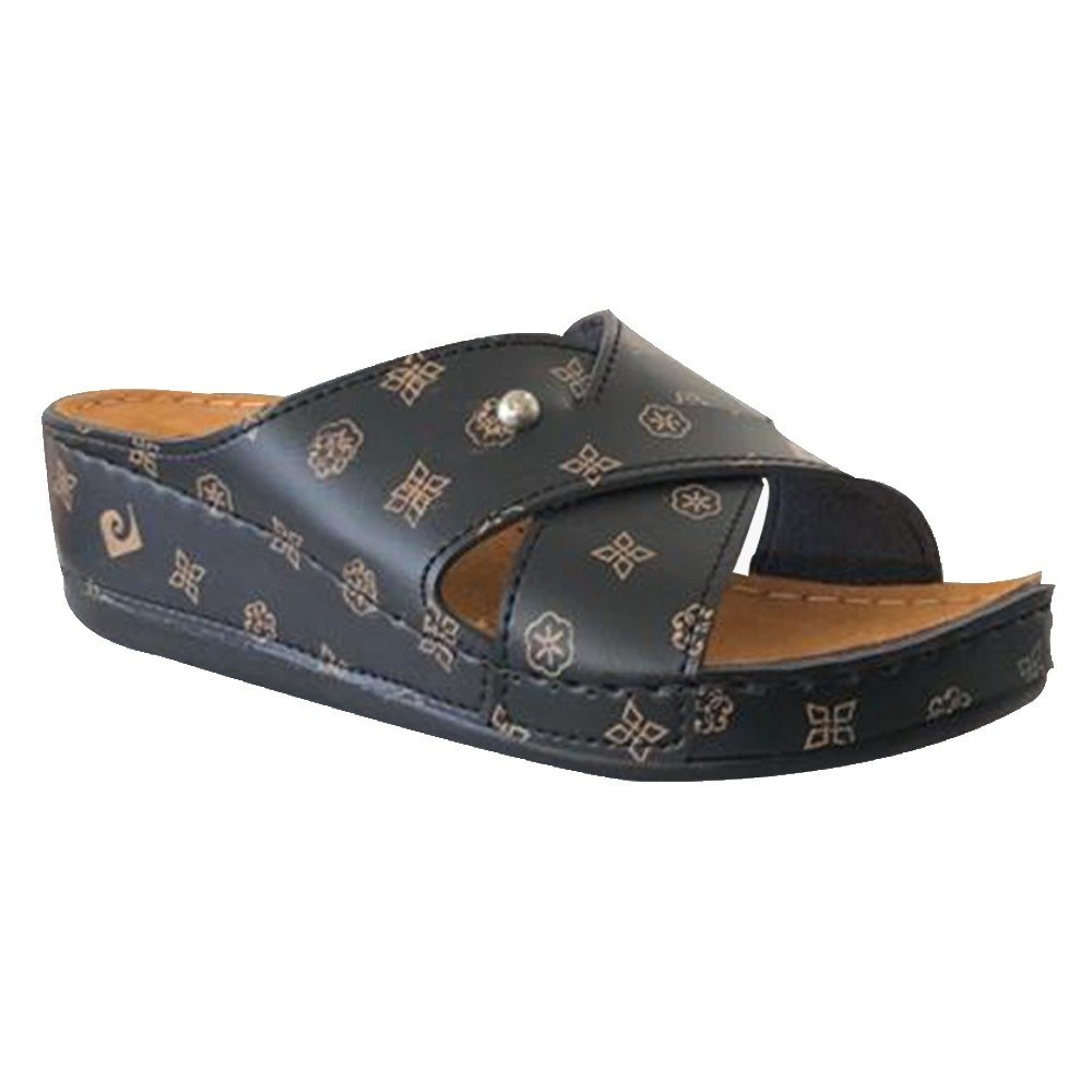 Pierre Cardin 6175 Siyah Kadın Günlük Comfort Terlik