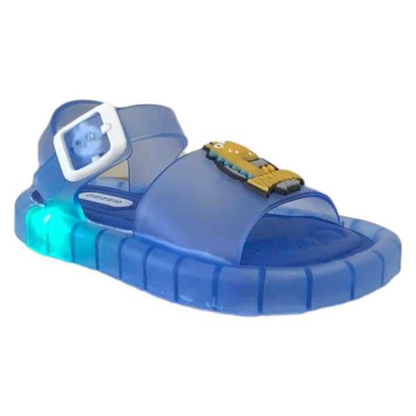 Gezer 13427 Saks Mavi Işıklı Çocuk Terlik Sandalet