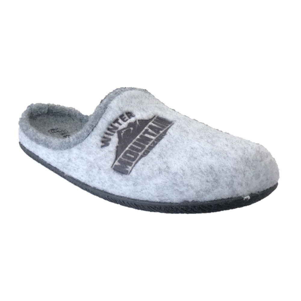 Gezer 13767 Gri Erkek Kışlık Ev İçi Terlik