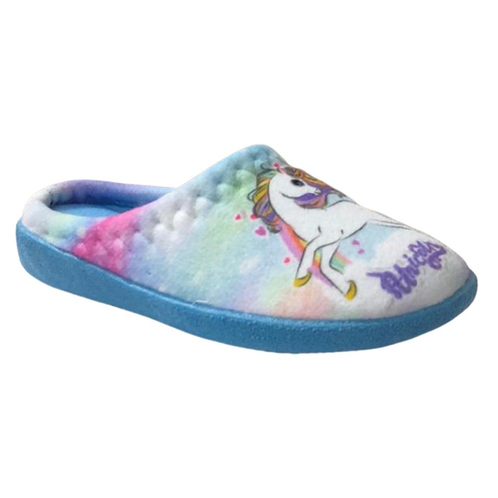 Gezer 12796 Mavi Unicorn Çocuk Ev İçi Terlik