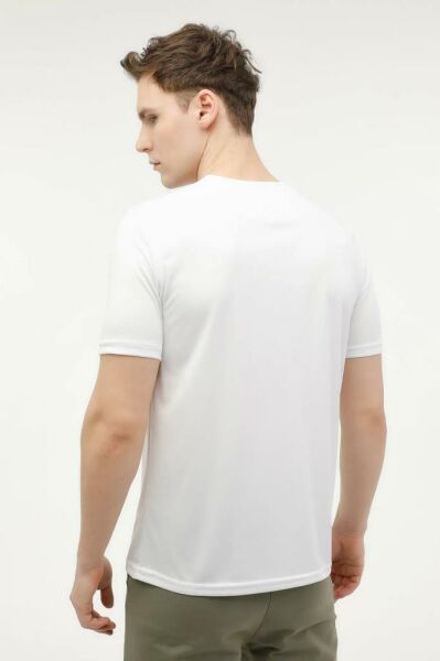 Kinetix Basıc Erkek Beyaz Kısa Kol T-shirt
