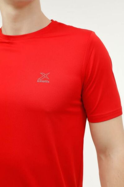 Kinetix Basıc Erkek Kırmızı Kısa Kol T-shirt