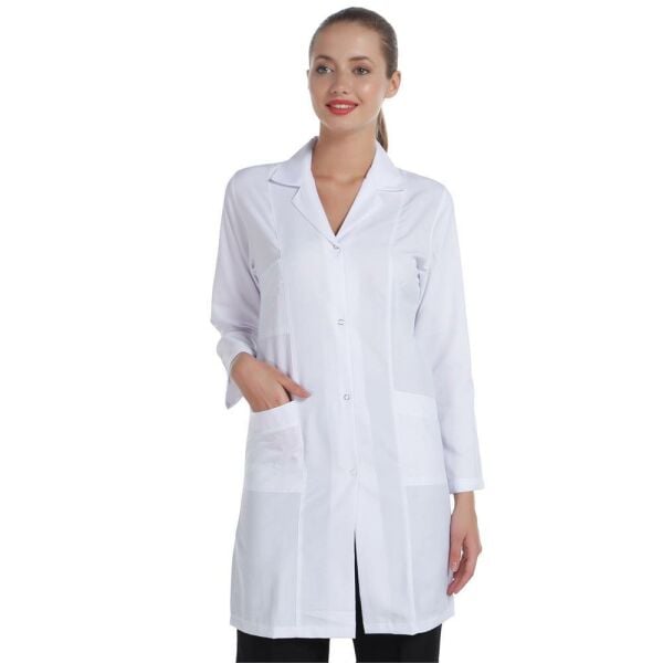 İş Pardüsesi Dar Kesim Beyaz