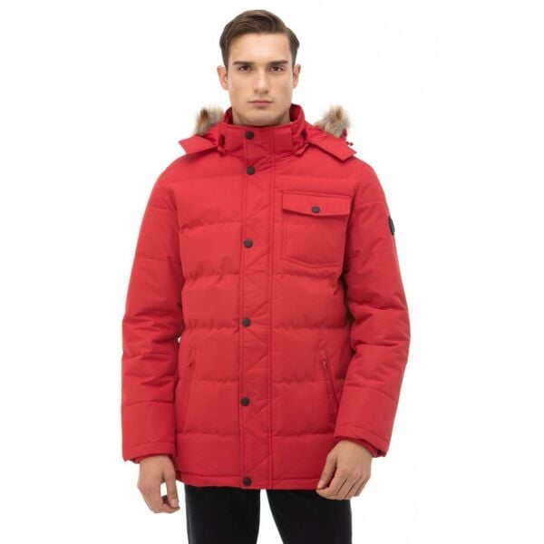 Nautica Erkek Kırmızı Su Geçirmez Mont
