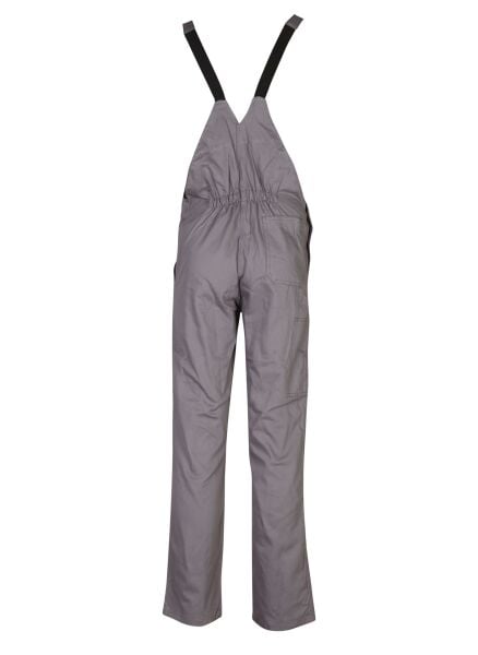 Askılı Bahçevan Tulumu Gabardin Gri