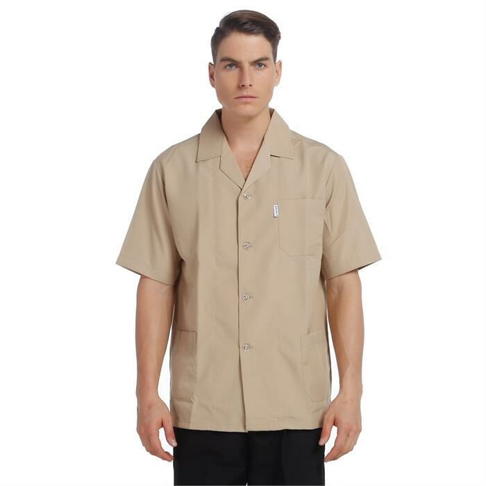 İş Ceketi Kısa Kol Bej