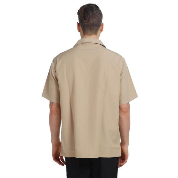 İş Ceketi Kısa Kol Bej