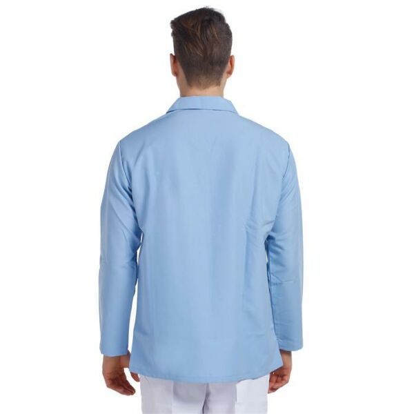 İş Ceketi Uzun Kol Açık Mavi