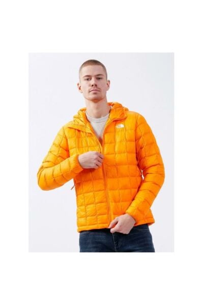 The North Face Eco Hoodie 2.0 Erkek Turuncu Kapüşonlu Mont