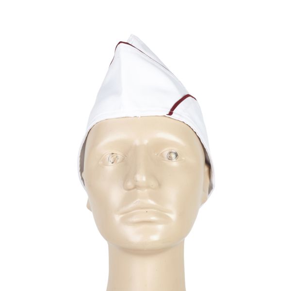 Aşçı Şapkası Bordo Biyeli