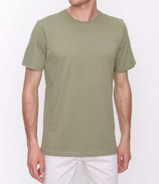 Makara Basic Düz %100 Pamuk Bisiklet Yaka Kısa Kollu Tişört