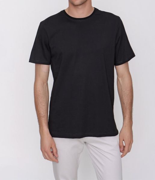 Makara Basic Düz %100 Pamuk Bisiklet Yaka Kısa Kollu Tişört