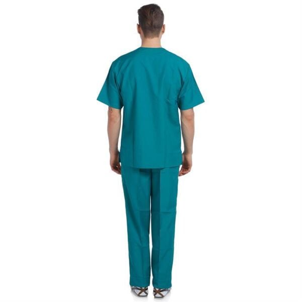 V Yaka Takım Kısa Kol Yeşil