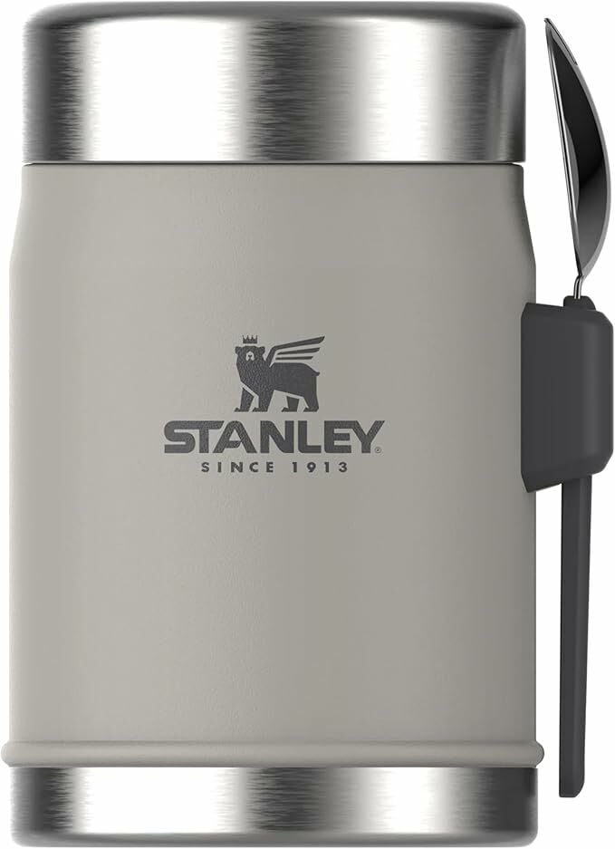 Stanley Classic Legendary Yemek Termosu Kaşıklı 0,4 L Gri