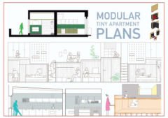 Modular Tiny Apartment Plans (Modüler Küçük Daire Planları)