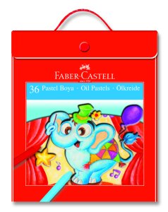Faber Castell Plastik Çantalı Tutuculu Pastel Boya 36 Renk