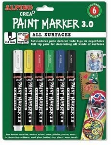 Alpino Crea Paint Marker 3.0 6lı Blister