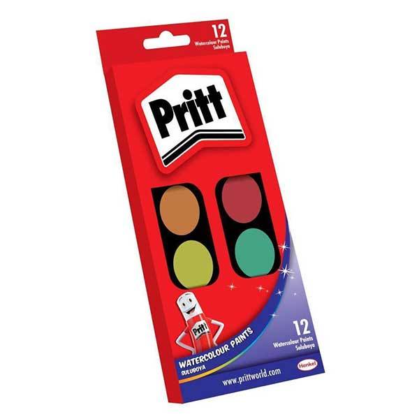 Pritt Suluboya 12 Renk Küçük Boy