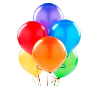 Balonevi Baskısız Balon 12'' Metalik Karışık 100'lü