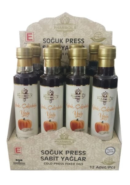 Kabak Çekirdeği Yağı 12'li Stand-250 ml