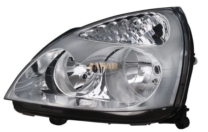 202259 RENAULT CLİO (01-09) FAR KROM  MOTORLU SOL SYMBOL BEYAZ 260102027R 260605235R