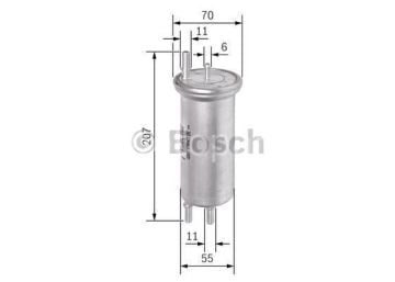 BMW X 5 4.4 i 03.1999 - 09.2003 BOSCH BENZİN FİLTRESİ