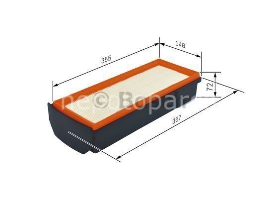 BMW X 5 xDrive 30 d 11.2013 - 01.2018 BOSCH HAVA FİLTRESİ