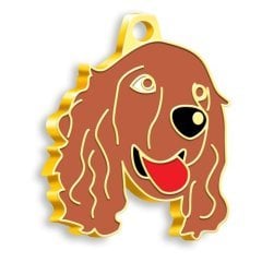 Altın Kaplama Cocker Köpek Künyesi