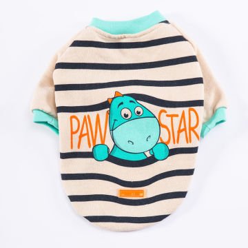 PawStar Bej Dino Star Sweat Küçük ve Orta Irk Sweat