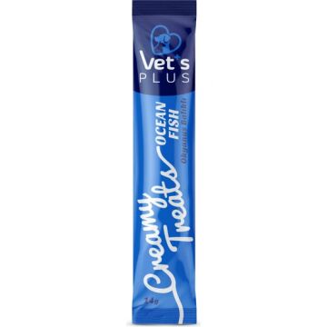 Vet's Plus Okyanus Balıklı Sıvı Kedi Ödül Maması 14gr