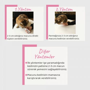 Vet's Plus Hamile ve Yavru Kediler için Kalsiyumlu Multi Vitamin Kedi Macunu 30gr