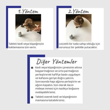 Vet's Plus Glucosamine Kedi ve Köpek Eklem Sağlığı Güçlendirici Glukozamin Tablet (100'lü)