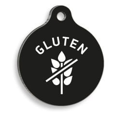 Gluten Alerjisi Yuvarlak Kedi ve Köpek Künyesi