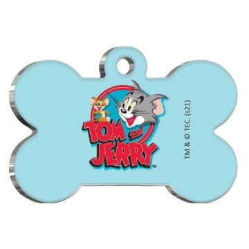 Tom & Jerry Kemik Şekilli Kedi ve Köpek Künyesi