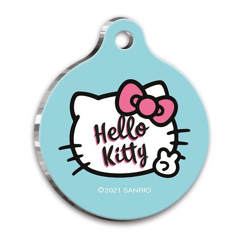 Hello Kitty Yuvarlak Kedi ve Köpek Künyesi