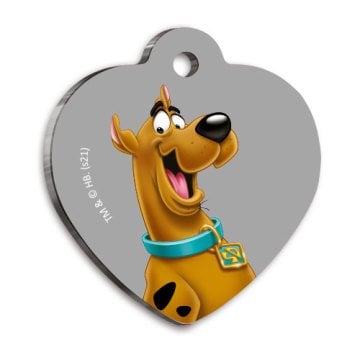 Scooby-Doo Kalp Şekilli Kedi ve Köpek Künyesi